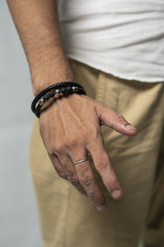 Natural Stone Beads Men's Bracelet