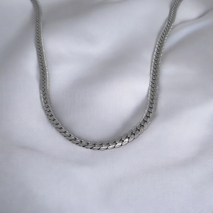 Silver Plated Stainless Steel Chain