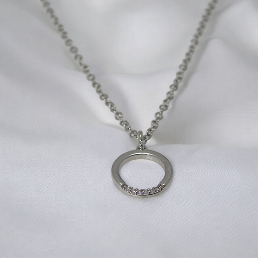 Circle of Life Sterling Silver Necklace